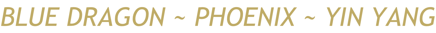 BLUE DRAGON ~ PHOENIX ~ YIN YANG