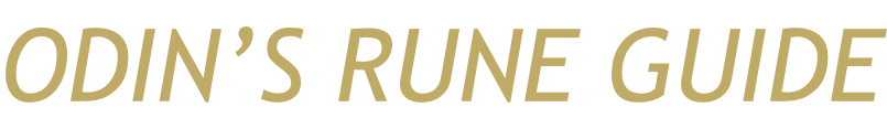 ODIN’S RUNE GUIDE